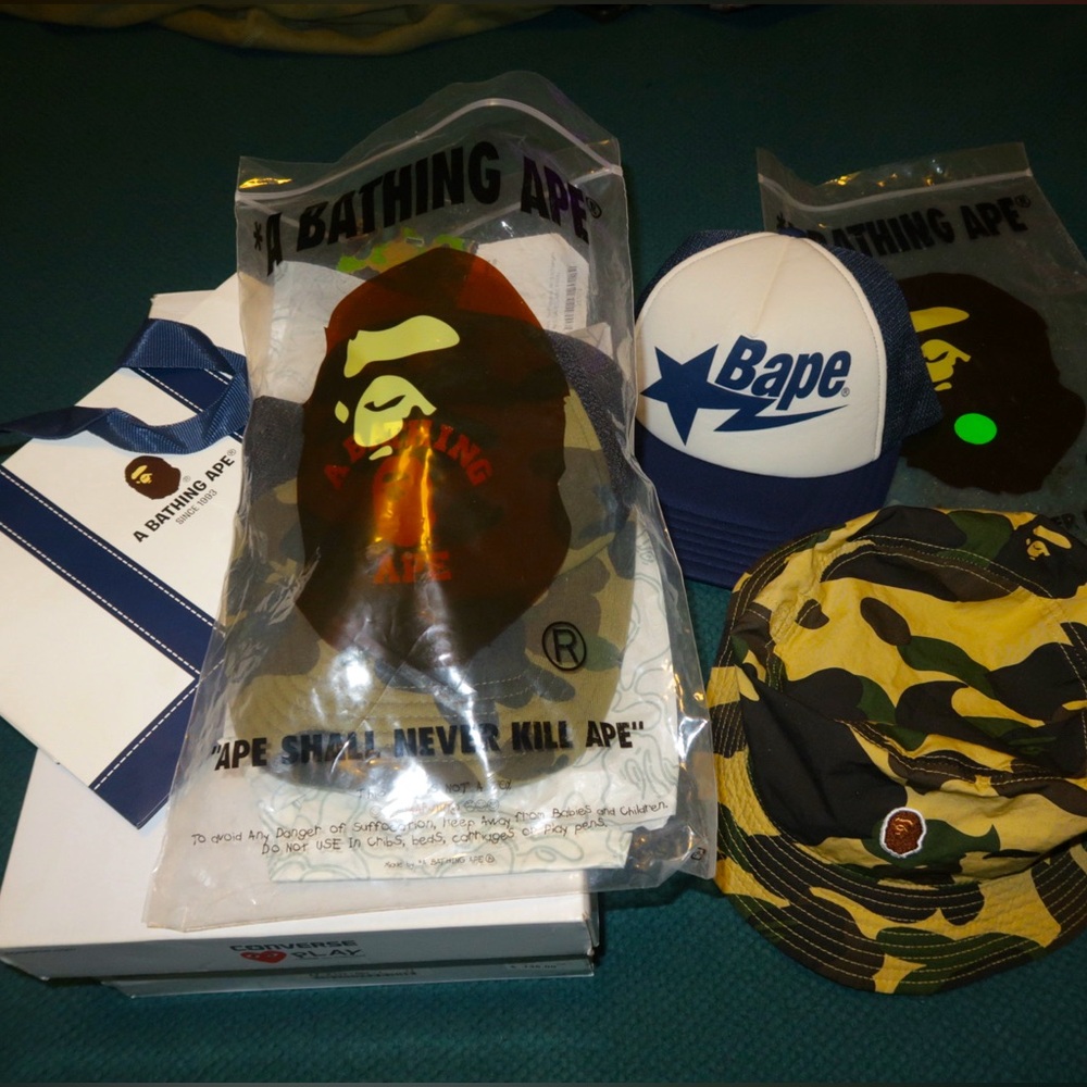 bathing ape bape hats